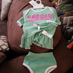 NASCAR  baby outfit